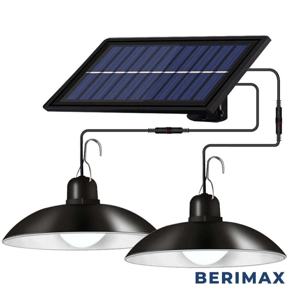 Välisvalgustite komplekt Berimax Solar 2x 90Lm цена и информация | Aia- ja õuevalgustid | kaup24.ee