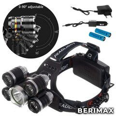 Prožektor peas Berimax 5 x LED T6 CREE hind ja info | Taskulambid, prožektorid | kaup24.ee