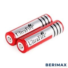 Аккумулятор UltraFire 18650 9900mAh | Емкость 1700 мАч BERIMAX BRM_0701005 цена и информация | Аккумуляторы | kaup24.ee