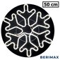 Jõulune LED-kaunistus Snowflake Berimax cl3 neoon, 50 cm hind ja info | Jõulukaunistused | kaup24.ee