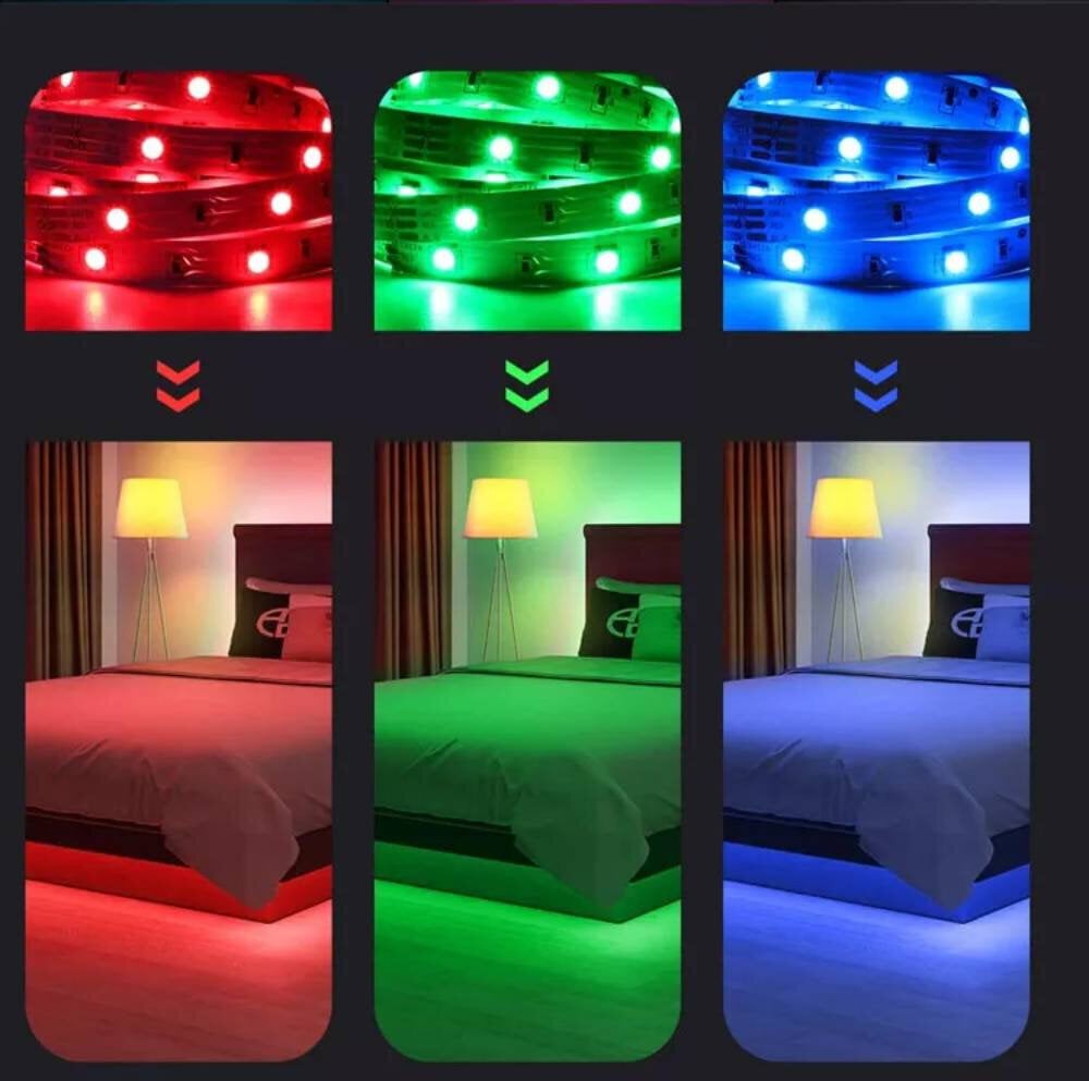 LED ribakomplekt RGB LED Bluetoothiga Berimax 5m hind ja info | LED ribad | kaup24.ee