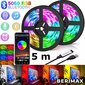 LED ribakomplekt RGB LED Bluetoothiga Berimax 5m цена и информация | LED ribad | kaup24.ee