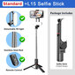 Selfipulk välguga Berimax L15 цена и информация | Selfie sticks | kaup24.ee