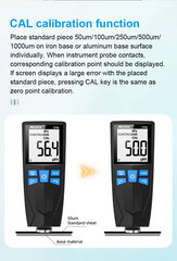 Värvi paksuse mõõtur Berimax CT02 цена и информация | Механические инструменты | kaup24.ee