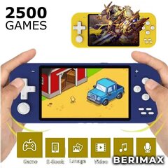 Kaasaskantav mängukonsool HD Classics Berimax 3000, sinine hind ja info | Mängukonsoolid | kaup24.ee