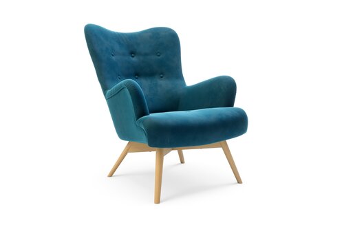 Кресло Zele, синее цена и информация | Кресла | kaup24.ee