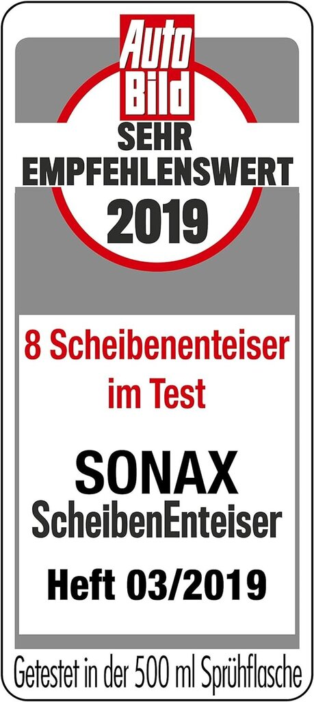 Autoklaasi jääsulataja SONAX, 03312410, 750 ml hind ja info | Autokeemia | kaup24.ee