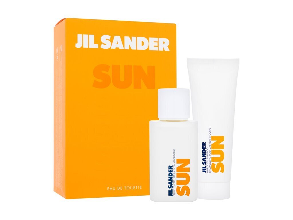 Kosmeetikakomplekt Jil Sander Sun: dušigeel, 75 ml + tualettvesi EDT naistele, 75 ml цена и информация | Dušigeelid, õlid | kaup24.ee