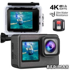 Экшн-камера Go Sport Pro 6 4K Dual Screen BERIMAX BRM_0202020 цена и информация | Экшн-камеры | kaup24.ee