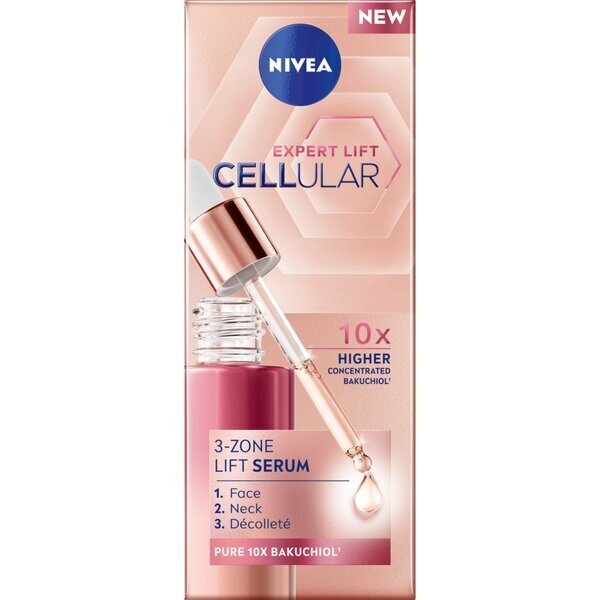 Pinguldav näoseerum Nivea Cellular Expert Lift, 30 ml цена и информация | Näoõlid, seerumid | kaup24.ee