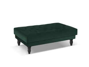 Пуф Windsor & Co Juno, 126x75x42 см, зеленый/черный цвет цена и информация | Кресла-мешки и пуфы | kaup24.ee