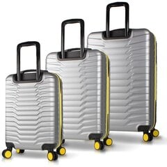 Набор чемоданов My Valice 5561, M,L,XL, серый цена и информация | Чемоданы, дорожные сумки | kaup24.ee