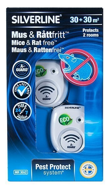 Rootsi hiirte ja rottide peletamisseade Mice & Rat Free™ MR 30 x 2 tk. hind ja info | Närilised, mutid | kaup24.ee