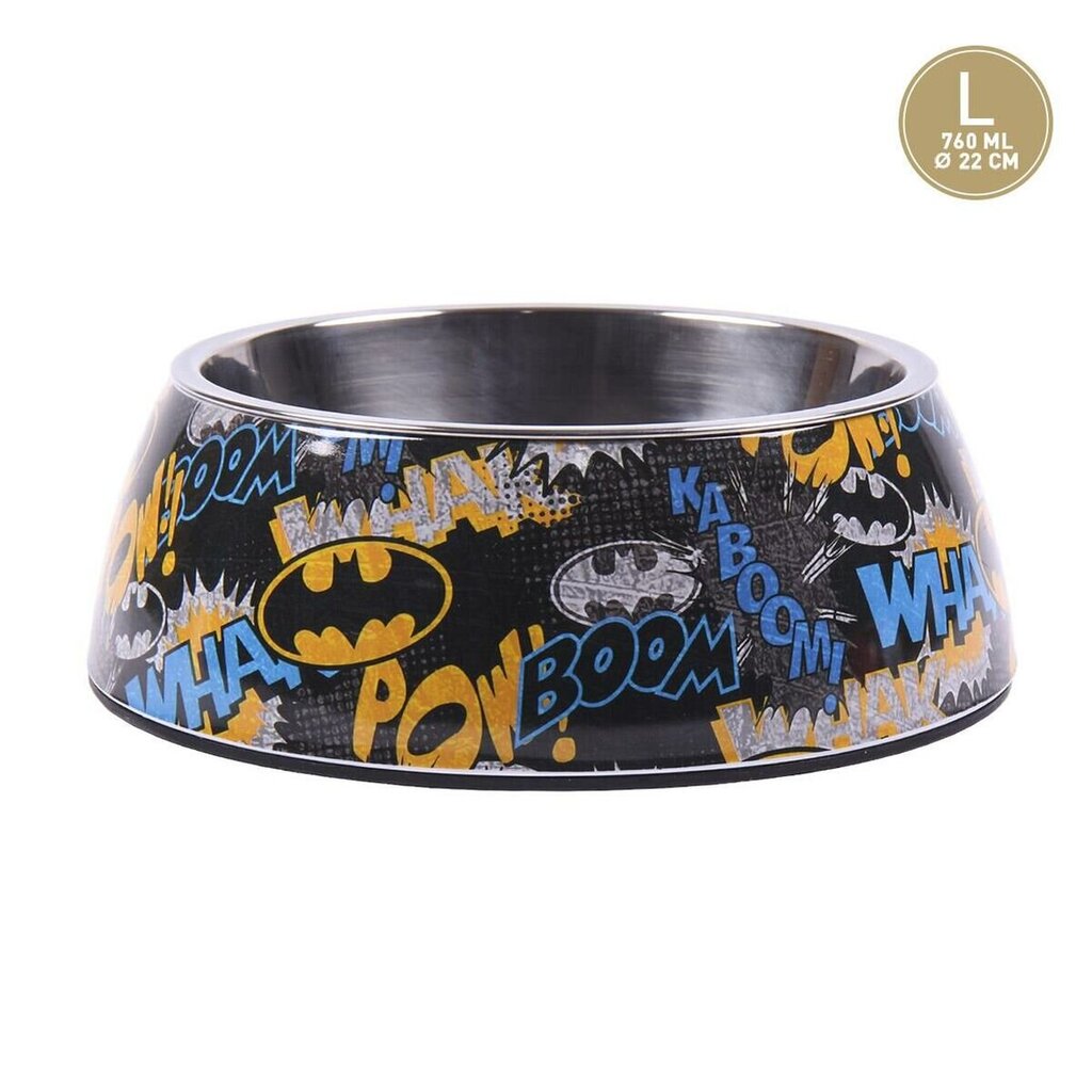 Lemmiklooma kauss Batman 760 ml, Mitmevärviline цена и информация | Toidukausid loomadele | kaup24.ee