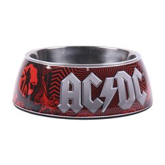 Кормушка для собак ACDC меламин 410 ml Красный Металл цена и информация | Миски, ящики для корма | kaup24.ee