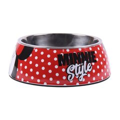 Кормушка для собак Minnie Mouse Красный меламин 180 ml Чёрный Металл цена и информация | Миски, ящики для корма | kaup24.ee