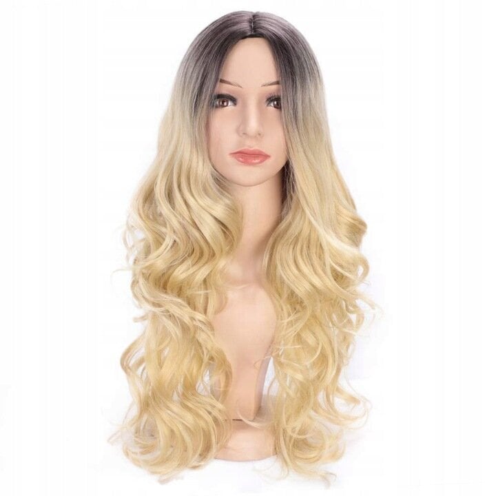 Blond parukas W30, 70 cm цена и информация | Juuste aksessuaarid | kaup24.ee