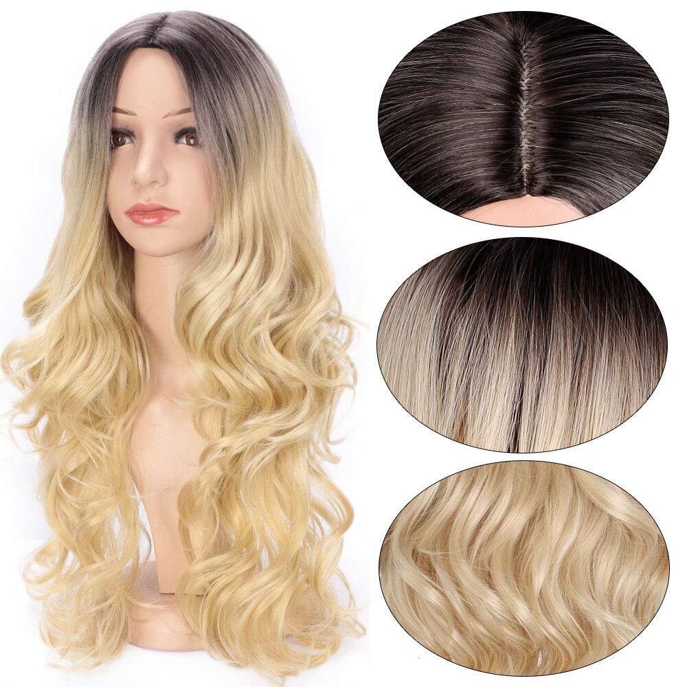 Blond parukas W30, 70 cm цена и информация | Juuste aksessuaarid | kaup24.ee