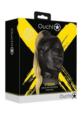 Mask koos blondide juustega hobusesabas Ouch! must цена и информация | БДСМ и фетиш | kaup24.ee