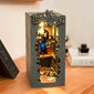 Puidust kokkupandav miniatuur - Magic House Book nook kit RDS005e hind ja info | Klotsid ja konstruktorid | kaup24.ee