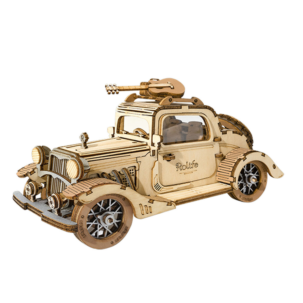 Puidust 3D pusle TM Varvikas - Vintage Car RA002e hind ja info | Klotsid ja konstruktorid | kaup24.ee