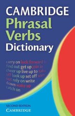 Cambridge Phrasal Verbs Dictionary цена и информация | Пособия по изучению иностранных языков | kaup24.ee