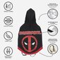 Koera dressipluus Deadpool XXS Must hind ja info | Riided koertele | kaup24.ee