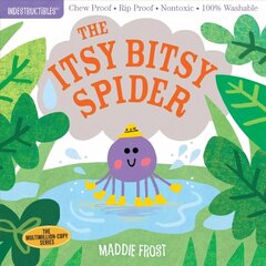 Indestructibles: The Itsy Bitsy Spider: Chew Proof * Rip Proof * Nontoxic * 100% Washable (Book for Babies, Newborn Books, Safe to Chew) hind ja info | Väikelaste raamatud | kaup24.ee