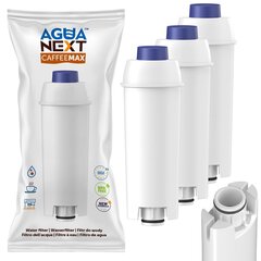 3 фильтра для воды AquaNext CaffeeMax для кофемашин Delonghi цена и информация | Аксессуары для кофейных аппаратов | kaup24.ee