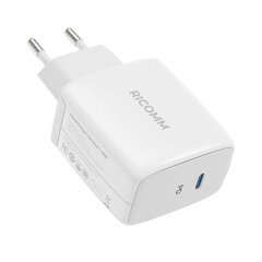 Ricomm seinalaadija 45W GaN RC451 EU, 1xUSB-C + 2.1m USB-C Cable hind ja info | Mobiiltelefonide laadijad | kaup24.ee