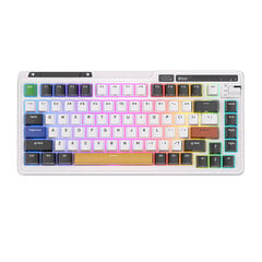 Royal Kludge mehaaniline klaviatuur KZZI K75 pro RGB, Eternity Switch, must ja valge цена и информация | Клавиатуры | kaup24.ee