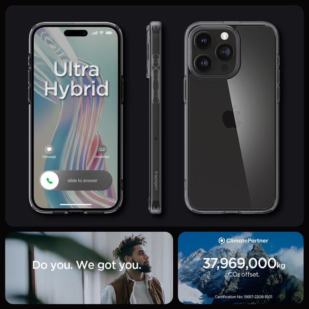 Spigen Ultra Hybrid ACS06575 Iphone 15 Pro Max, Space Crystal hind ja info | Telefoni kaaned, ümbrised | kaup24.ee
