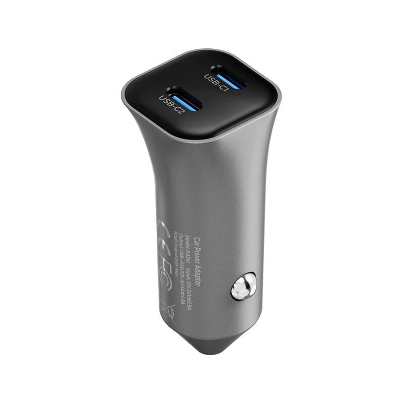 Auto laadija 40W Ricomm RA401 2xUSB-C hind ja info | Mobiiltelefonide laadijad | kaup24.ee