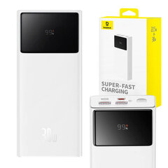 Baseus akupank PowerBank Star-Lord 20000mAh, 30W valge hind ja info | Mobiiltelefonide laadijad | kaup24.ee