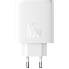 Baseus seinalaadija OS-Cube Pro 2xUSB-C + USB, 65W hind ja info | Mobiiltelefonide laadijad | kaup24.ee