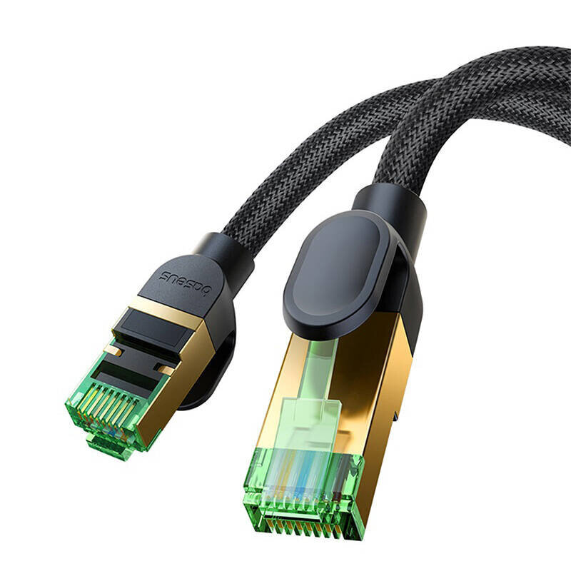 Baseus võrgukaabel Braided cat.8 Ethernet RJ45, 40Gbps, 20m цена и информация | Kaablid ja juhtmed | kaup24.ee