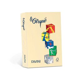 Värviline kartong Favini Le Cirque A4 160 g, kollane (Giallo 100), 250 lehte hind ja info | Vihikud, märkmikud ja paberikaubad | kaup24.ee