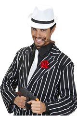 Шляпа гангстера, белая цена и информация | Карнавальные костюмы | kaup24.ee