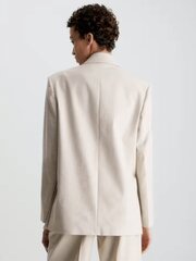 CALVIN KLEIN Linen Tailored Smooth Beige 560076763 цена и информация | Женские пиджаки | kaup24.ee