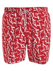 CALVIN KLEIN Medium Drawstring-Print One Warped Monogram Red Aop 545665466 цена и информация | Плавки, плавательные шорты | kaup24.ee