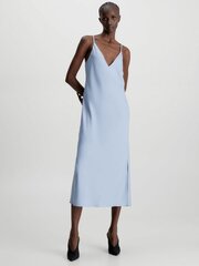 CALVIN KLEIN Recycled Cdc Midi Slip Blue Chime 560076773 цена и информация | Платья | kaup24.ee