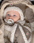 Laste sall Lodger Folklore Fleece, pruun hind ja info | Imikute mütsid, sallid, kindad | kaup24.ee