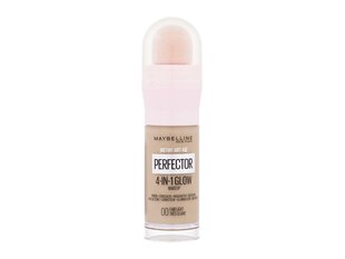 База под макияж Maybelline Instant Age Rewind Perfector 4-в-1 Glow 00 Fair, 20 мл цена и информация | Пудры, базы под макияж | kaup24.ee