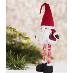 Декоративный гном с телескопическими ножками, 60-75 см цена и информация | Рождественские украшения | kaup24.ee