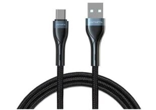 USB-A to USB-C Cable PremiumCord 18W 1m, must цена и информация | Кабели и провода | kaup24.ee