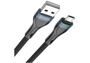 USB-A to Micro Cable PremiumCord 10W 1m, must hind ja info | Kaablid ja juhtmed | kaup24.ee