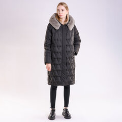 Зимняя женская куртка Madaman, черная, больших размеров цена и информация | Женские куртки | kaup24.ee
