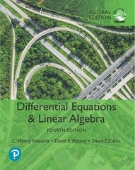 Differential Equations and Linear Algebra, Global Edition, 4th edition hind ja info | Majandusalased raamatud | kaup24.ee
