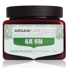 Niisutav juuksemask Arganicare Aloe vera, 500 ml hind ja info | Maskid, õlid, seerumid | kaup24.ee