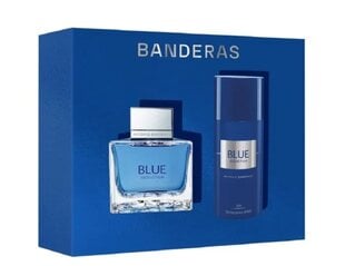 Подарочный набор Antonio Banderas Blue Seduction для мужчин: EDT 100 мл + дезодорант 150 мл цена и информация | Мужские духи | kaup24.ee